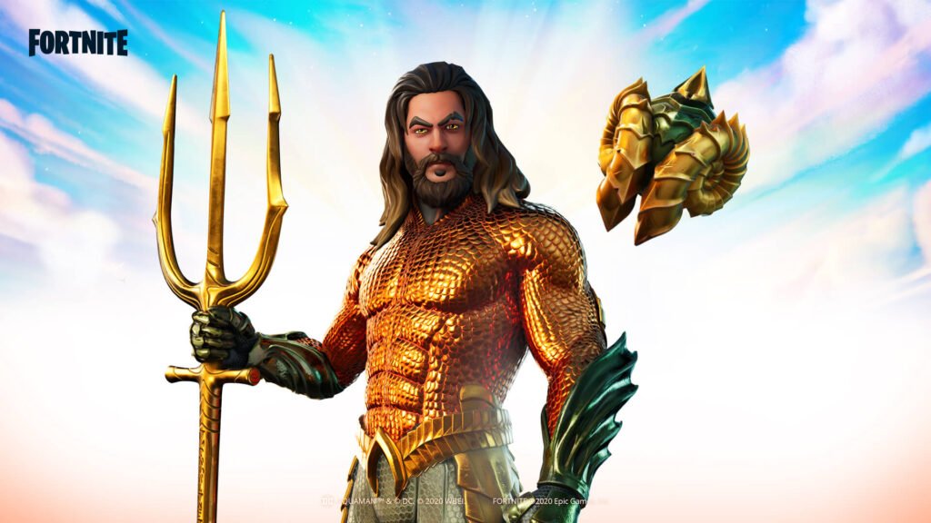 Aquaman Fortnite skin videojuego