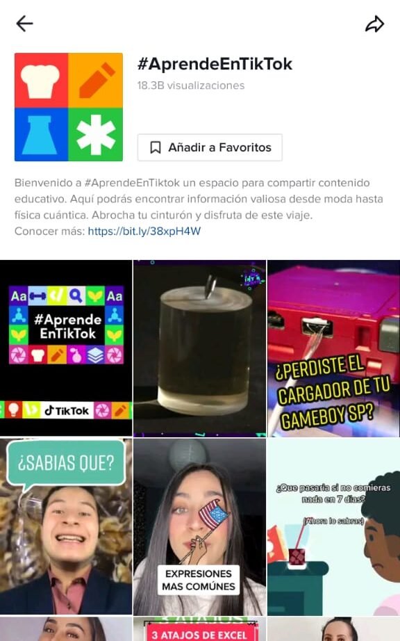 Sabías que.. TikTok #AprendeEnTikTok