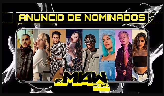 Premios Mtv Miaw 2021 Categorías Y Nominados Rrive